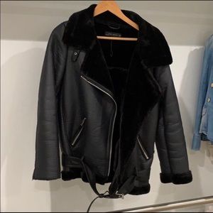 zara black flying over jacket women’s